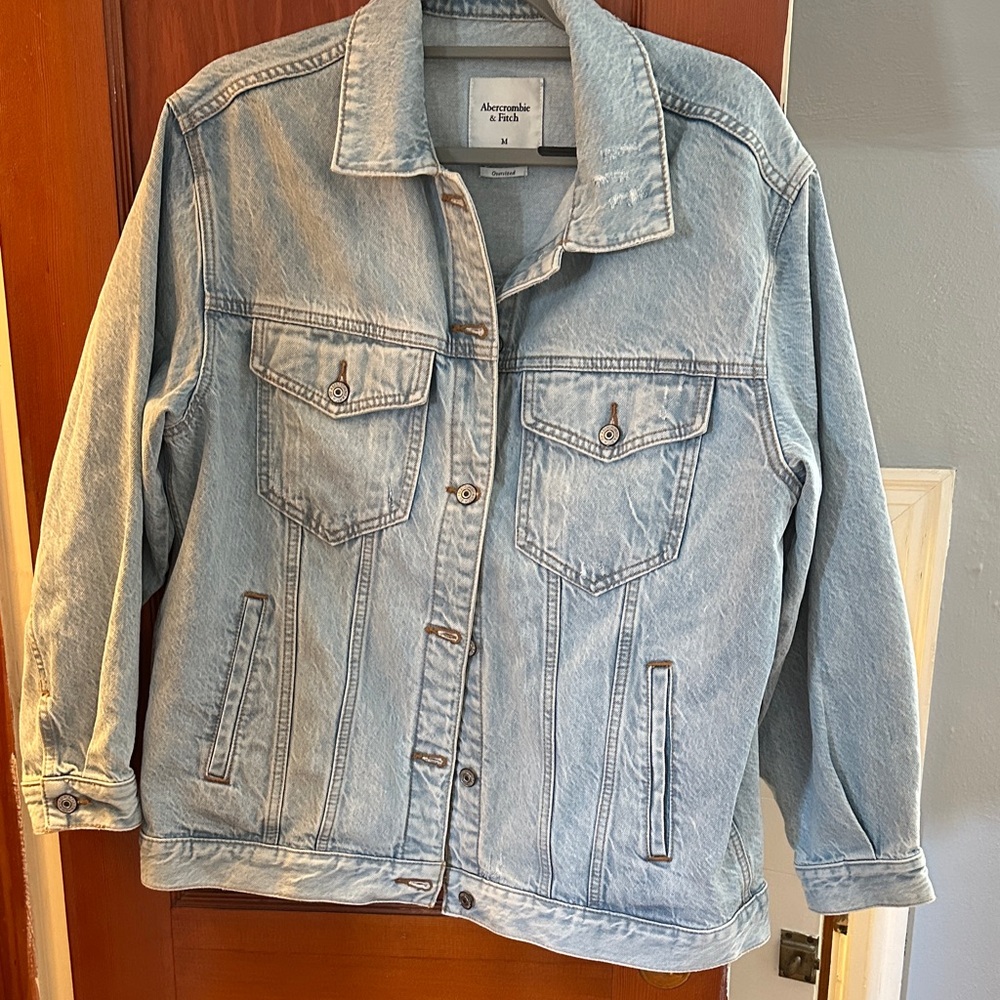 Abercrombie & Fitch Women's Classic Blue Jean Jacket